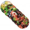 TO-82 jar lids with nature-inspired illustrations – fruit, veg & herbs