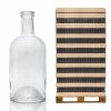 Szklana butelka Blanka korek 500 ml na alkohol – paleta 1638 szt. idealna dla hurtu.