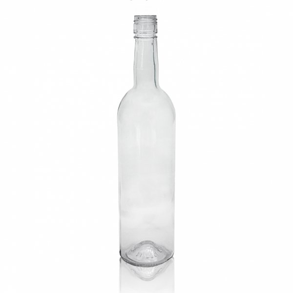 Szklana butelka Bordeaux 750 ml BVS30H bezbarwna na alkohol – dostępna w hurcie.
