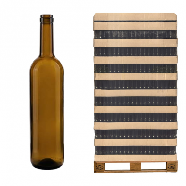 RSZ Butelka Bordo 700ml Brązowa - Paleta 1536 szt.