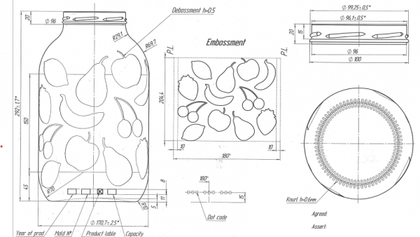 VGA Słoik 5000ml TO100 - Paleta 312 szt