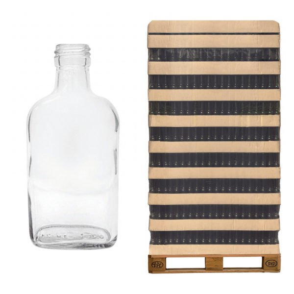 KZS Butelka Płaska 200ml (73,2mm) - Paleta 4030 szt.