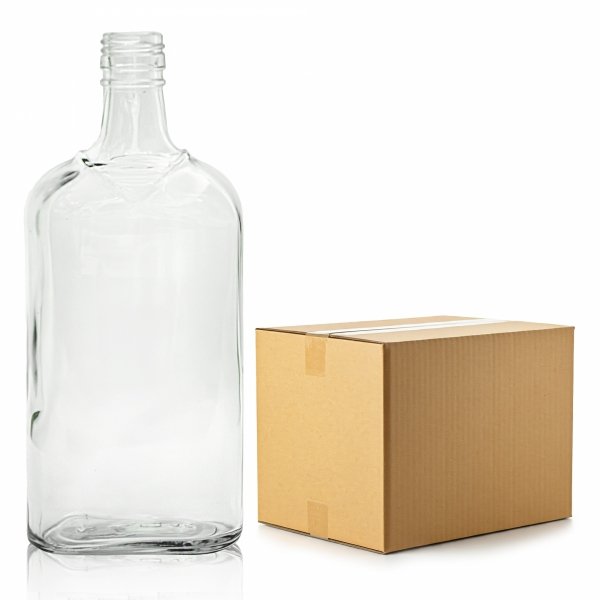 Szklana butelka MARYNARZ 500 ml na alkohol – karton 50 szt. idealny dla hurtu.