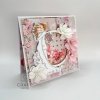 Kartka ręcznie robiona na Ślub z shakerem i złoceniem 006 | Craftvena