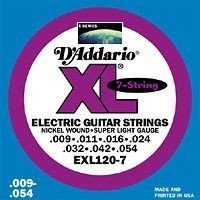 D'Addario EXL120-7 Struny do gitary elektrycznej 7-strunowej