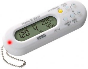 KORG Humidi-Beat biały metronom, termometr i miernik wilgotności