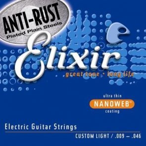Elixir NanoWeb Medium 11-49 Struny do gitary elektrycznej