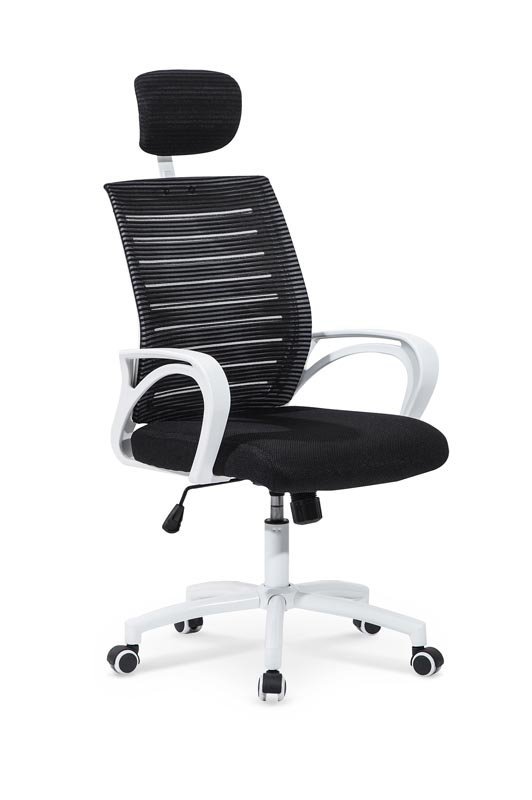 Fotel biurowy SOCKET biało-czarny