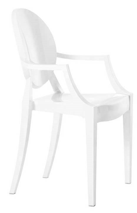 Krzesło LOUIS białe