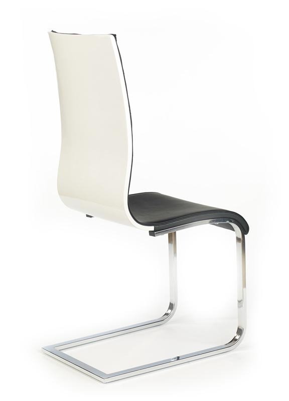 Krzesło K104 czarno-białe