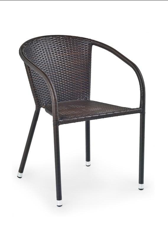 Krzesło ogrodowe MIDAS ciemny brąz