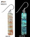 Kolczyki Wiszące MURANO GLASS WSZ315