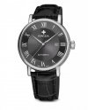 Zegarek SWIZA Alza AUTO SST grey-black WAT.0156.1002