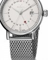 zegarek damski ALZA GMT, SST, white, mesh WAT.0142.1002