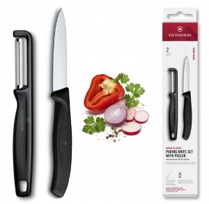 Zestaw Victorinox Nóż do Warzyw i Owoców 8 cm + Obieraczka - 6.7113.21