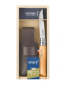 Nóż Składany Opinel No 08 Carbon Steel z etui