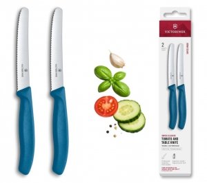 Zestaw 2 noży ząbkowanych do warzyw i owoców Swiss Classic Victorinox 6.7832.2C1