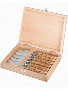 Zestaw noży Opinel Inox Animalia skrzynia 6 szt.