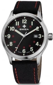 Zegarek KRETOS Gent, SST, black/red, black WAT.0251.1005