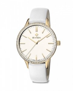 zegarek damski STELLA, YG, white, white WAT.0631.1301