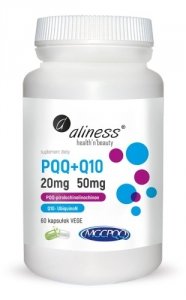 MEDICALINE Aliness PQQ MGCPQQ® 20 mg + Q10 50 mg x 60 Vege caps