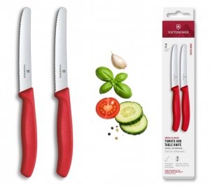 Zestaw 2 noży ząbkowanych do warzyw i owoców Swiss Classic Victorinox 6.7831.2C1