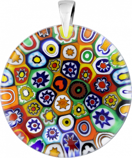 Wisior Koło MURANO GLASS M80