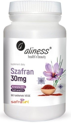 Aliness Szafran Safrasol 2%/10% 30 mg 90 tabletek