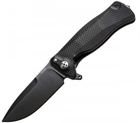 Nóż LionSteel (SR11ABB) Black Aluminum, Black Sleipner