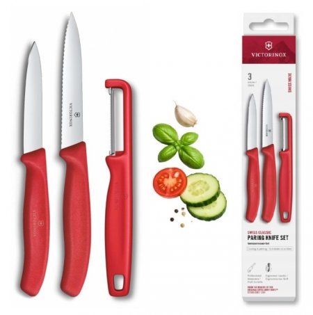 Zestaw noży do warzyw i owoców Swiss Classic z obieraczką Victorinox 6.7111.33C1