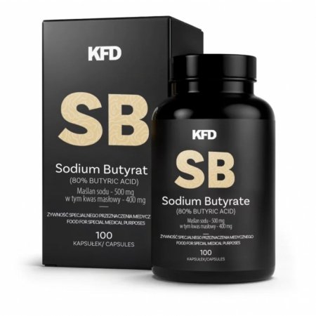 KFD Sodium Butyrate 100 kaps. Maślan Sodu