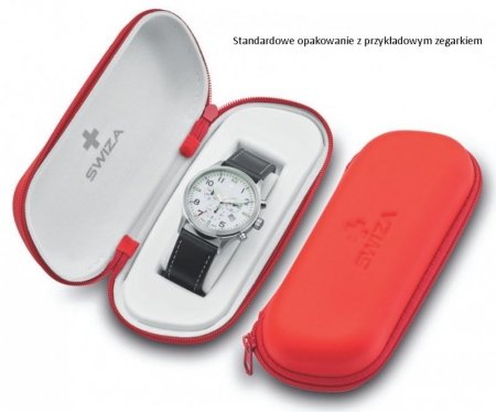 Zegarek SWIZA Alza AUTO SST grey-black WAT.0156.1002