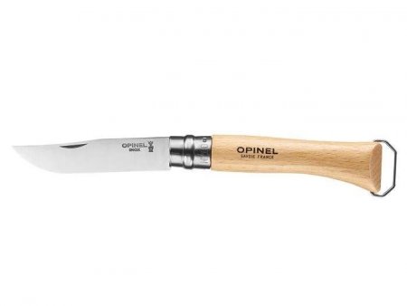 Nóż Składany Opinel No 10 Inox z korkociągiem i otwieraczem