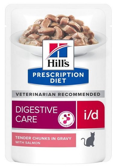 Hill&#039;s Prescription Diet i/d Feline Łosoś saszetka 85g