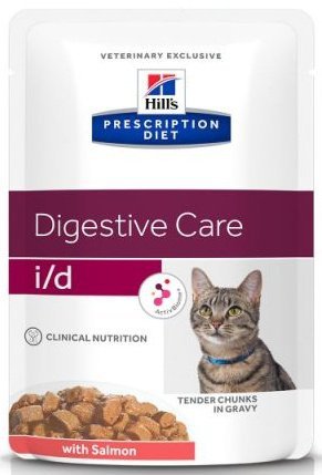 Hill&#039;s Prescription Diet i/d Feline Łosoś saszetka 85g