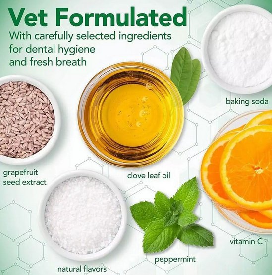Vet&#039;s Best Dental żel + szczoteczka zestaw Adult