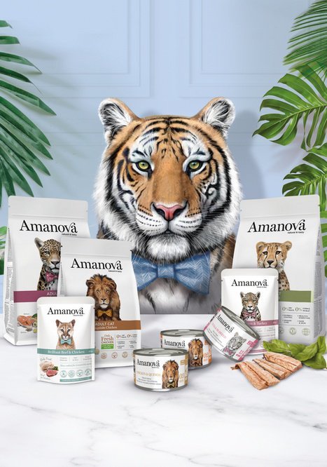 Amanova Cat Tasty Salmon & Turkey - łosoś i indyk saszetka 85g [P11]