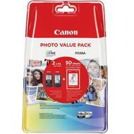 Tusz Canon value packPG-540XL+Cl-541XL+papier photo  (PG-540XL+CL-541XL bk/col)