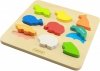 MASTERKIDZ Drewniany Sorter Kształtów Kolorowe Zwierzątka Montessori