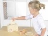 MASTERKIDZ Drewniany Toster + Masło Kromka Nóż Talerz Dżem