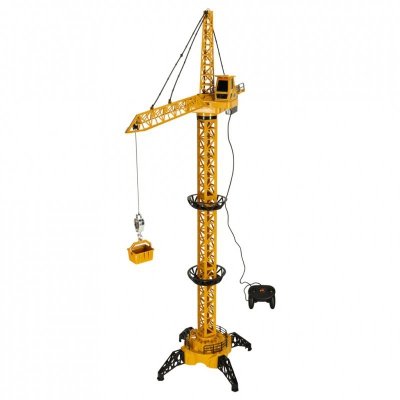 Dźwig Żuraw budowlany zdalnie sterowany  RC z hakiem 4CH 128cm