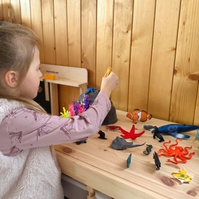 WOOPIE Zestaw Figurki Zwierzeta Morskie 33 el.