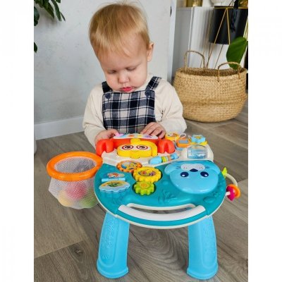 WOOPIE BABY Pchacz Chodzik Stolik Edukacyjny Hulajnoga Jeździk 4w1