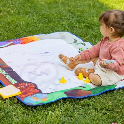 WOOPIE Magiczna Mata do Malowania Wodą XXL Pieczątki Cyferki 100cm