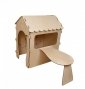 Domek ogrodowy drewniany stolik tablica kredowa 86 x 137 x 105 cm 