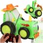 Traktor ciągnik zdalnie sterowany na pilota RC skaczący tańczący dźwięk zielony 