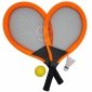 WOOPIE Duże Rakietki do Tenisa Badminton dla Dzieci Zestaw + Piłka Lotka 