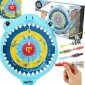 WOOPIE Magnetyczna Gra w Rzutki Dart Tarcza Wesoły Rekinek 
