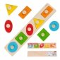 CLASSIC WORLD Układanka MONTESSORI dla Dzieci Nauka Kształtów Figur Kolorów 7 el. 