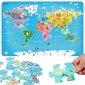 Classic World Puzzle Mapa Świata 